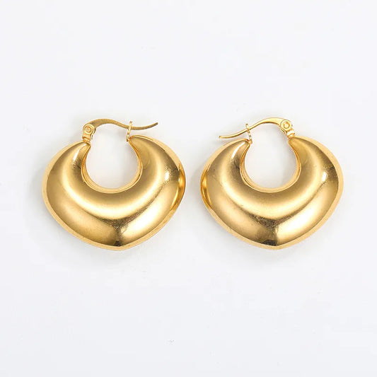 Gold Plated Cute Hoop