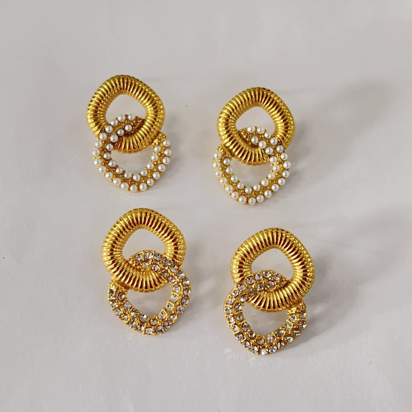 18K Gold Plated Stainless Steel Earrings