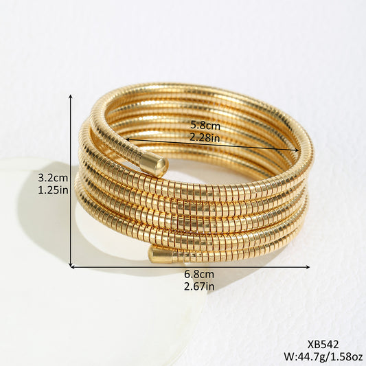 Simple Style Multilayer Bangle