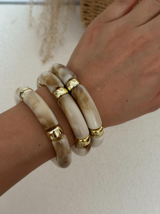 Retro Fashion Multi-Layer Twin Bamboo Bracelet