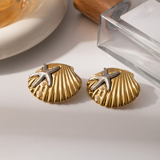 Beautiful Star Shell Earring