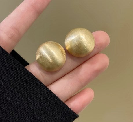 Matte Finished Cute Hoops