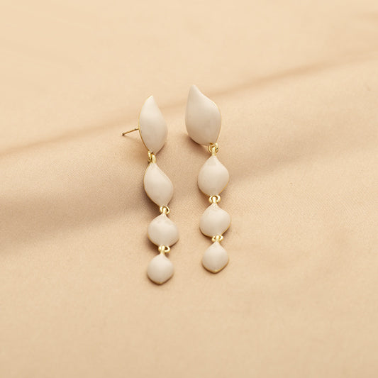 Elegant Long Slimming Simple Style Women's Earrings